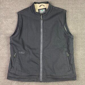 Arborwear Vest Men's 2XL Canvas Cotton Work Gray Sherpa Fleece Lined XXL